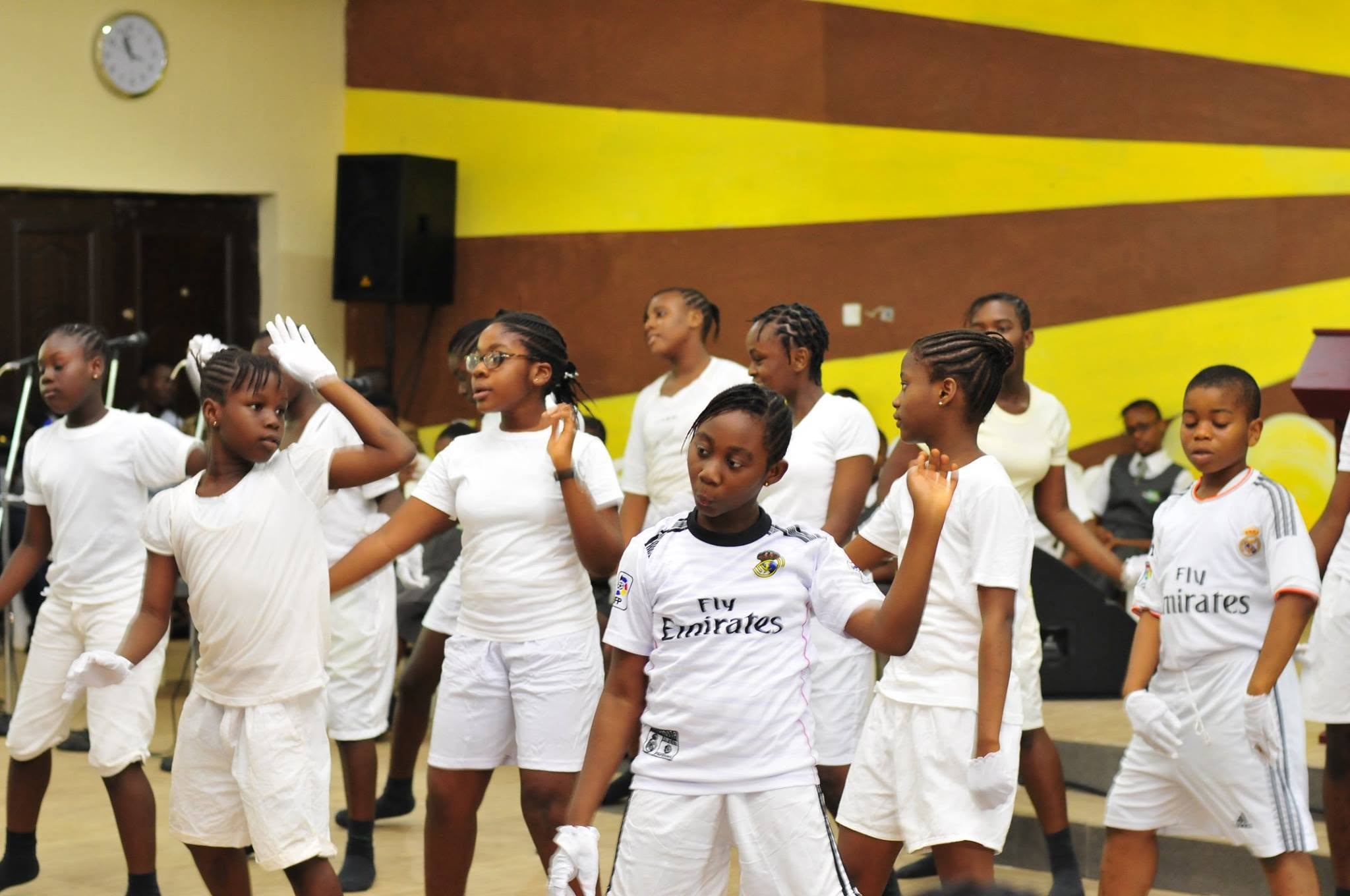Students taking part in sports